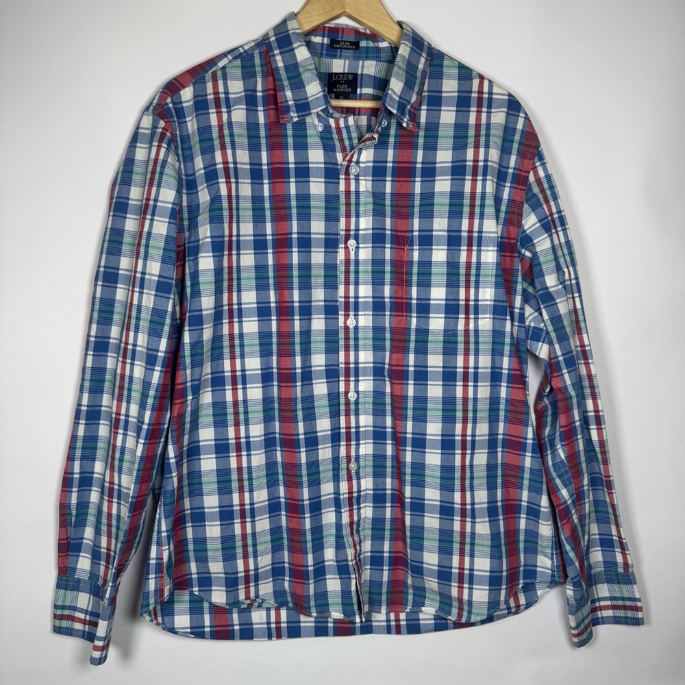 J.Crew Slim Untucked  Button Down - 
Size XL